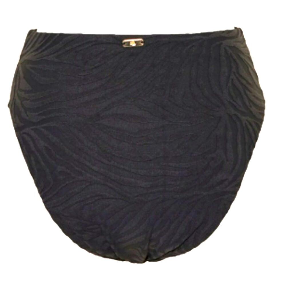 Lauren Ralph Lauren High-Waist ZEBRA JACQUARD Bikini Bottoms